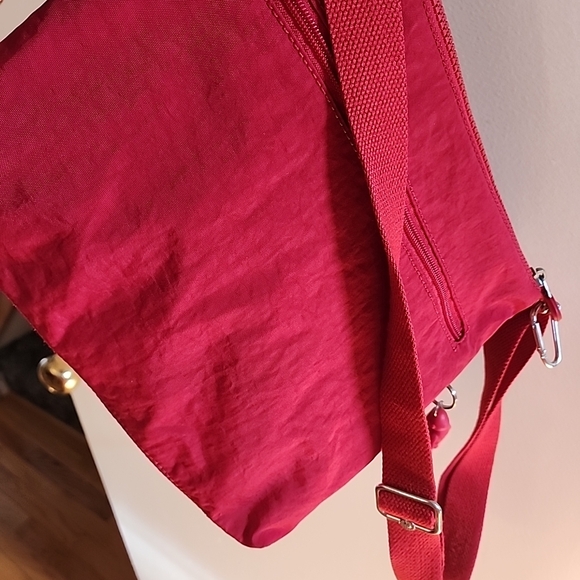 Kipling Alvar Red Nylon Crossbody Bag - Picture 6 of 9
